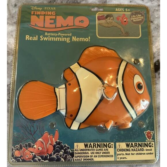 2003 Disney Pixar Finding Nemo Real Swimming Battery Powered Pool Toy Bath - Picture 1 of 2